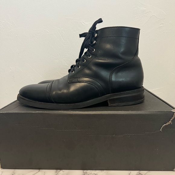 Black Captain Boots (Thursday Boot) - Picture 1 of 5